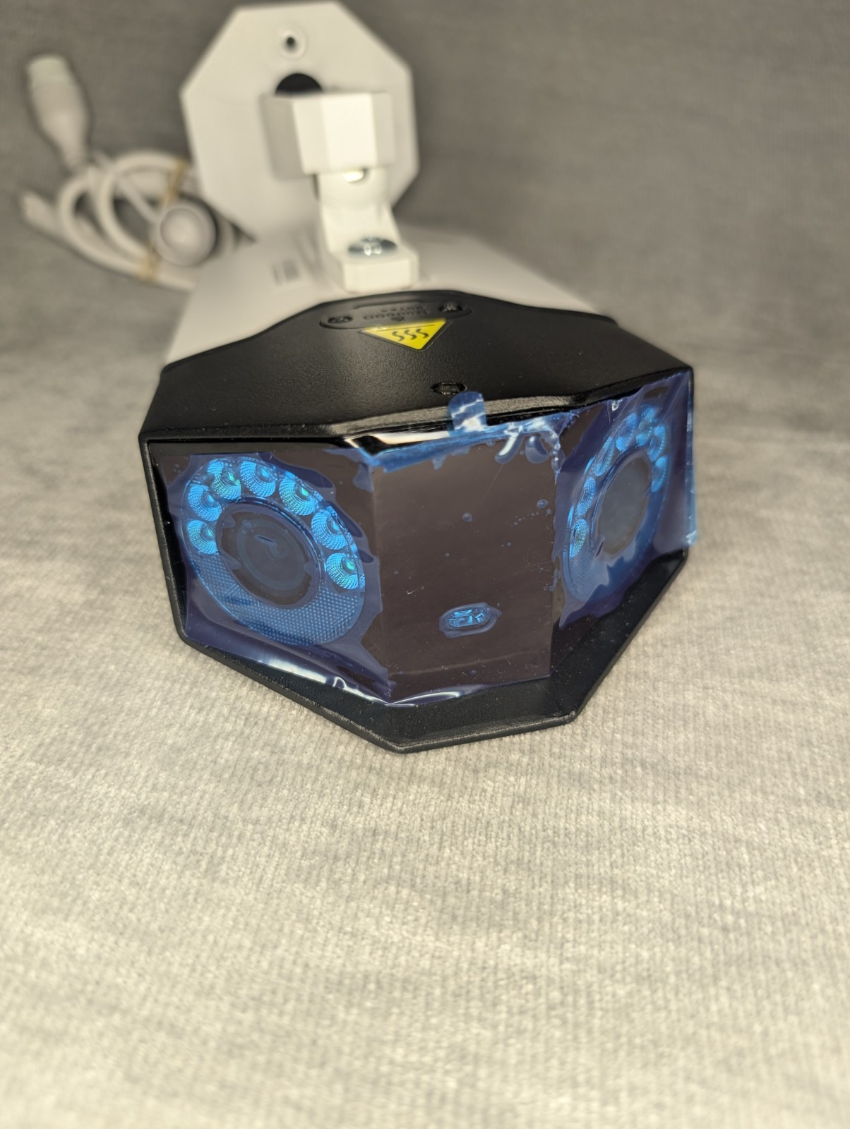 Reolink Duo 2 PoE 4K Security Camera Plastic On Lens Tested And Works No Sd Card