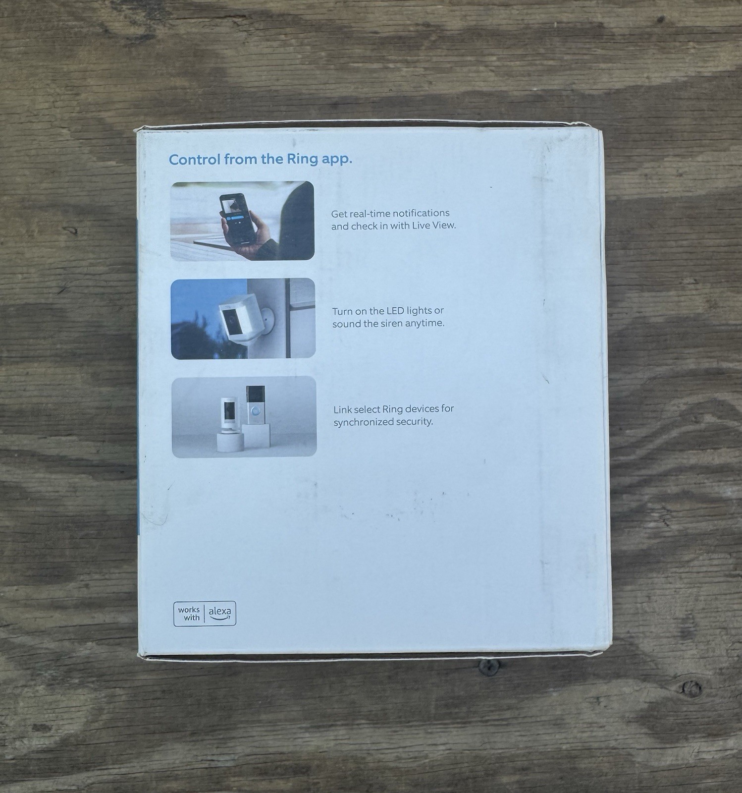 Ring Spotlight Cam Plus Camera Indoor/Outdoor Wireless Pack of 2