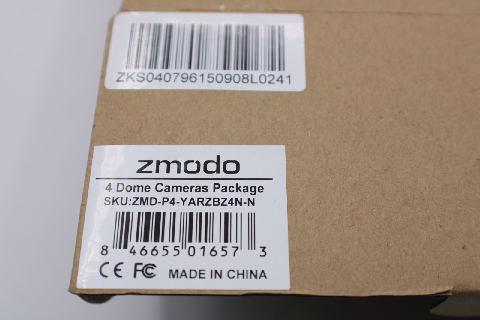 NEW Zmodo Dome Outdoor Camera Kit Weatherproof Infrared Night Vision 3.6mm Lens