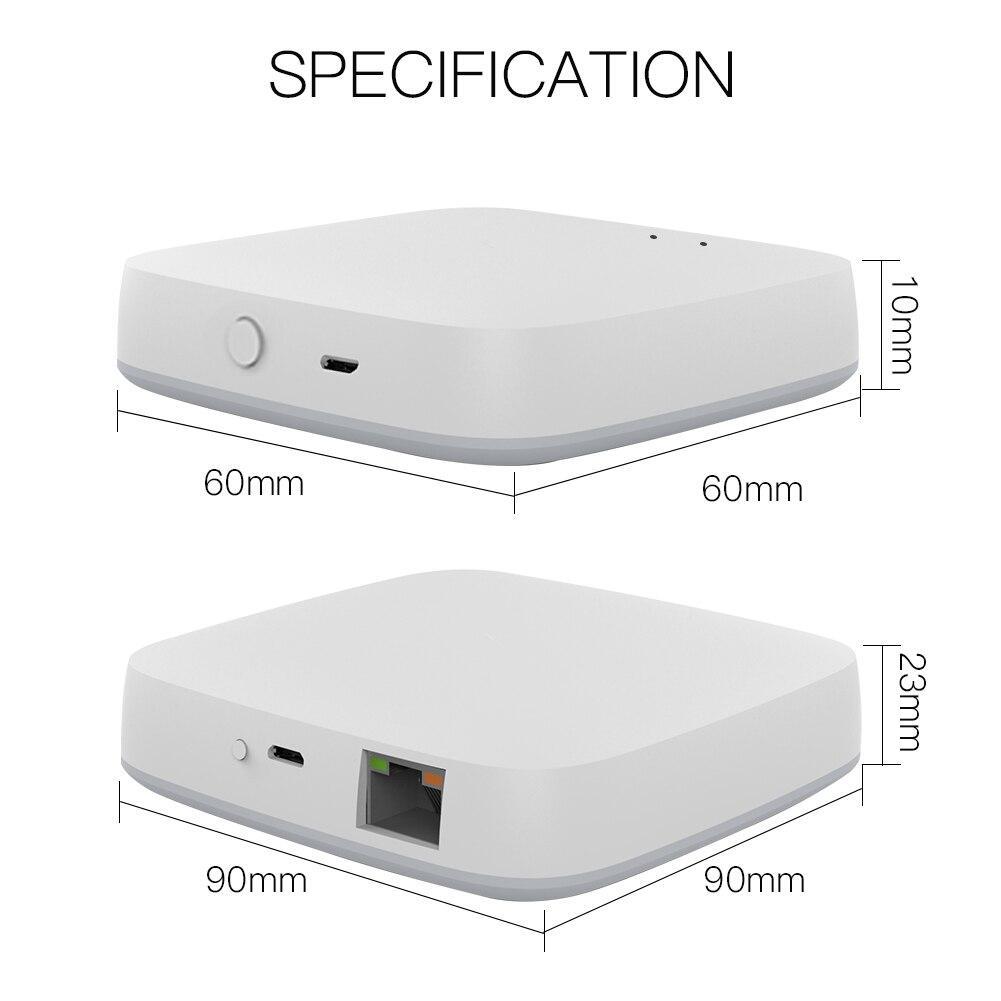 MOES Tuya ZigBee 3.0 Smart Gateway Hub Home Intelligent Bridge Alexa Google APP