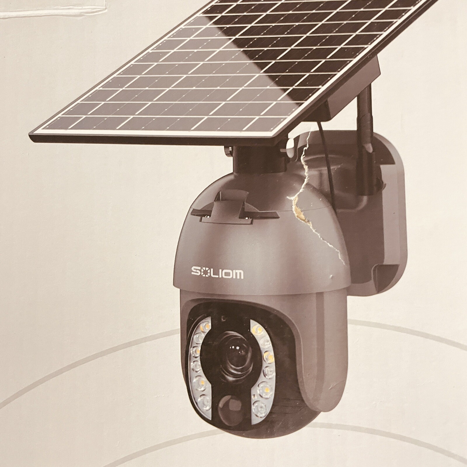 SOLIOM 5MP Security Camera Outdoor 10X Optical Zoom, 4G LTE Cellular S600-C10X