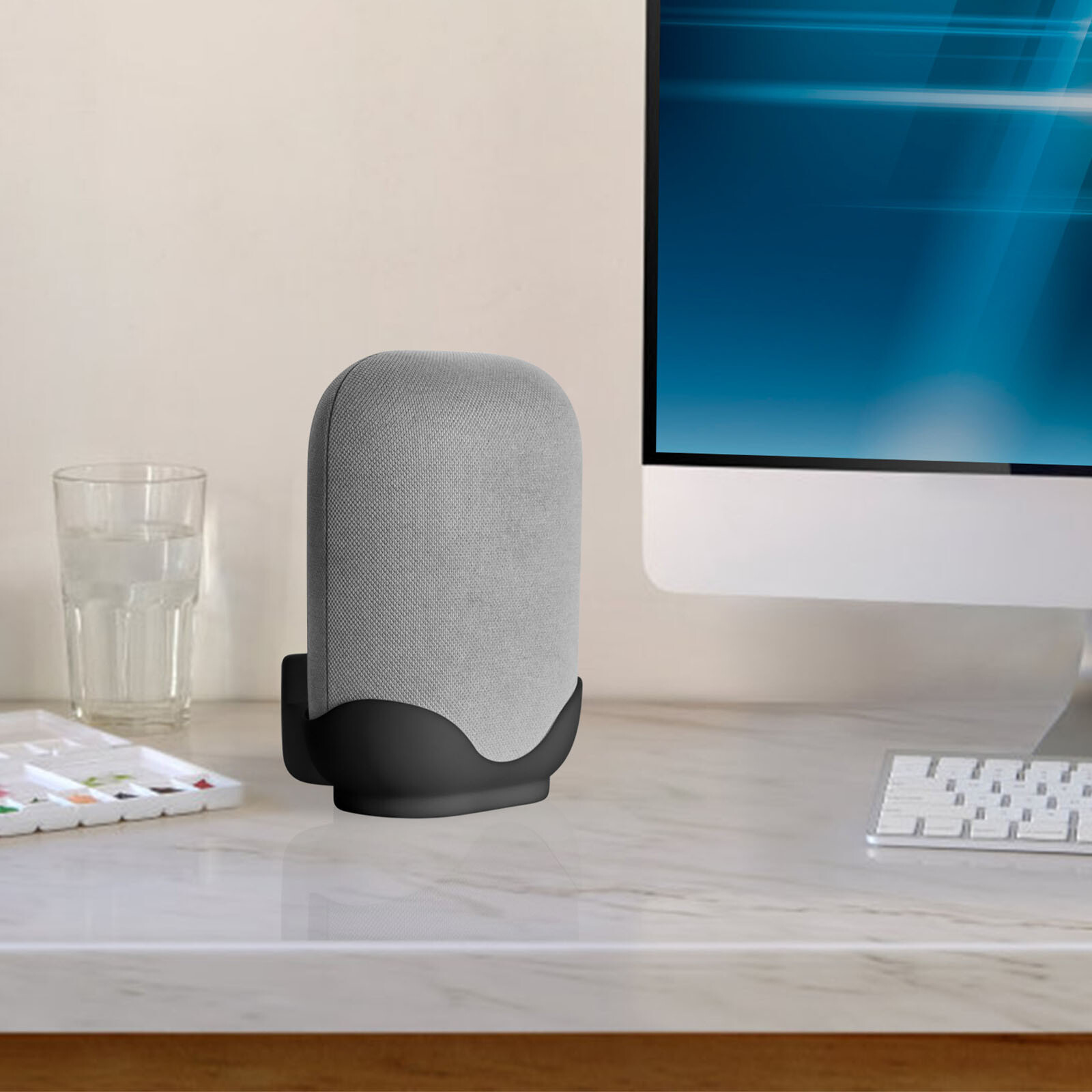For Google Nest Audio Smart Speaker Wall Mount Bracket Desktop Holder Stand ##