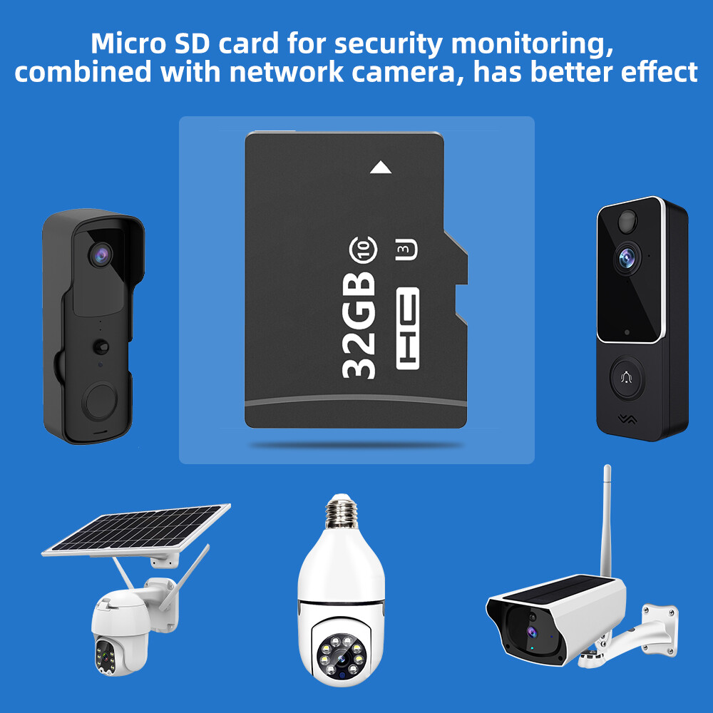 Memory Card For Security Camera 32GB Memory Card 100m/s Micro SD Card