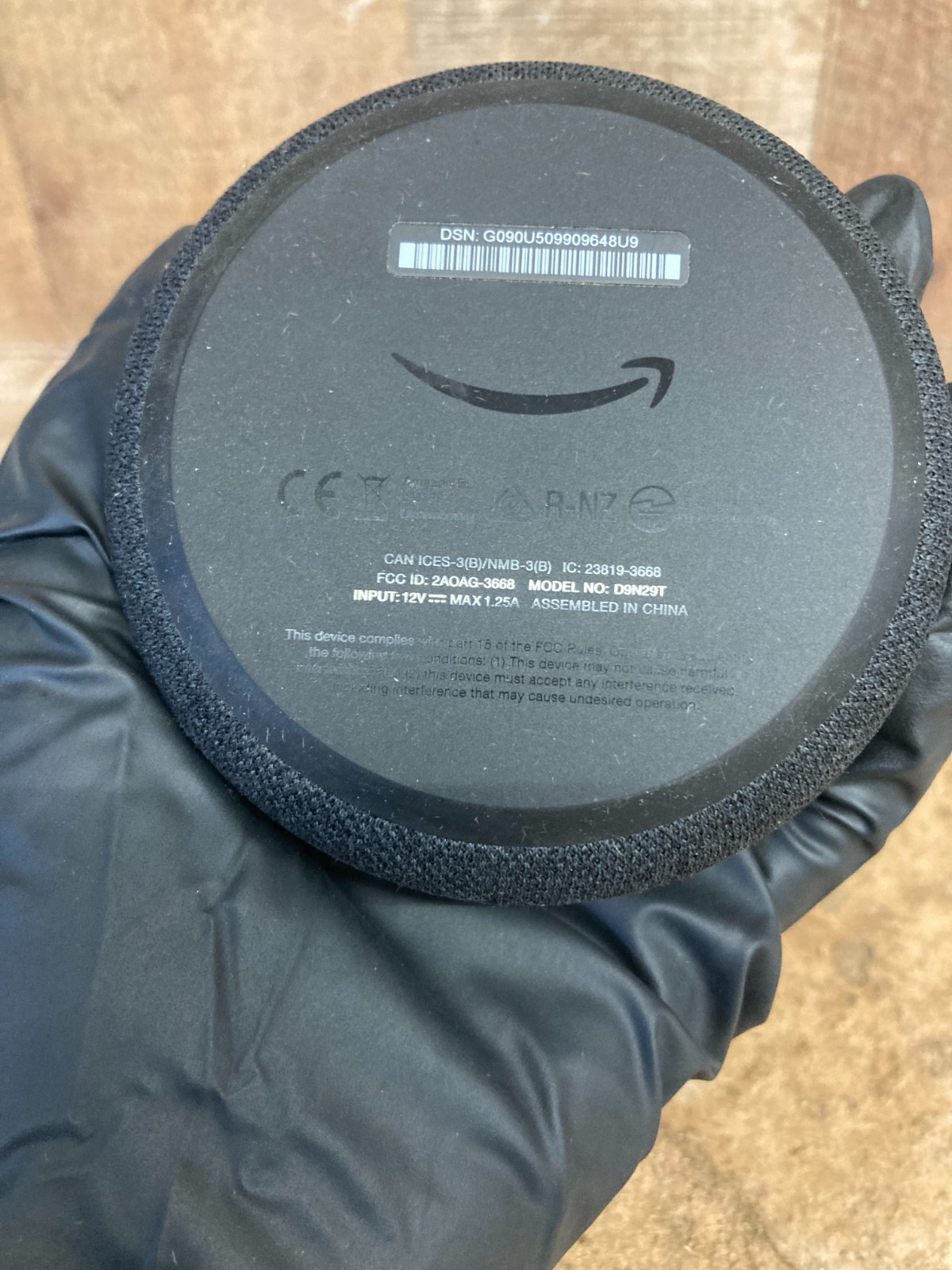 Amazon Echo Dot 3rd Generation w/Alexa Voice Smart Speaker Charcoal Black D9N29T