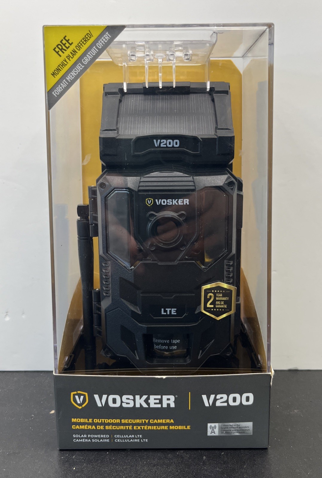 Vosker – V200 4G/LTE Cellular Security Camera – Open Box