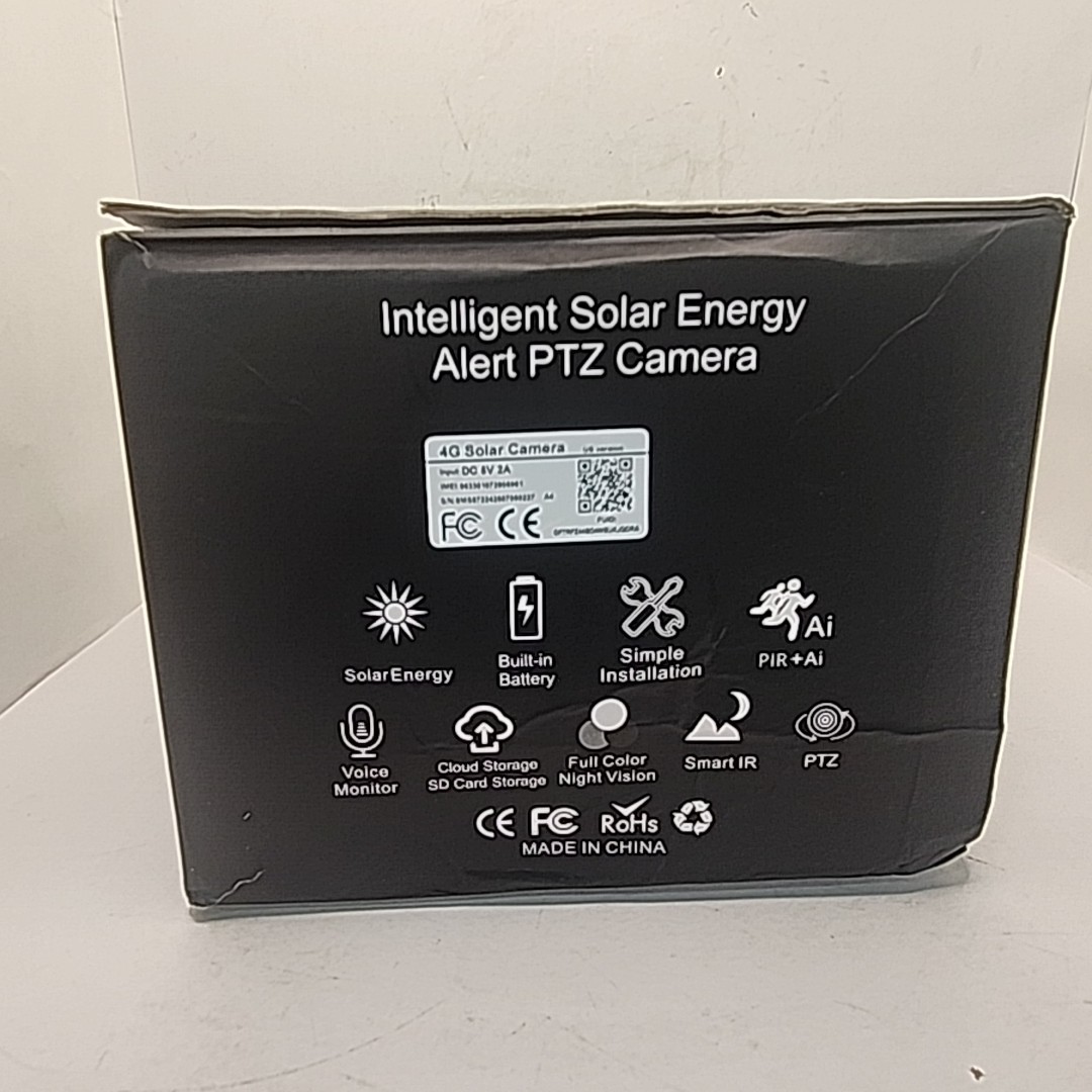 NEW 4G LTE Intelligent Solar Energy Alert PTZ Camera Hunting/Security Camo