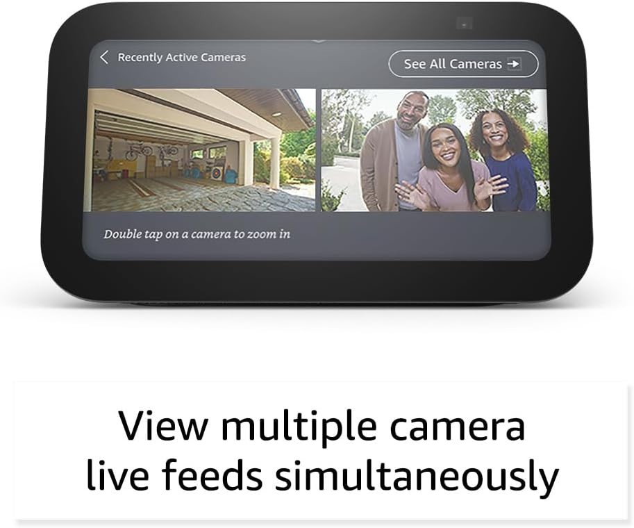 ✅ Amazon Echo Show 5 – 3rd Gen Alexa 5.5″ Display 2x The Bass & Clearer Charcoal