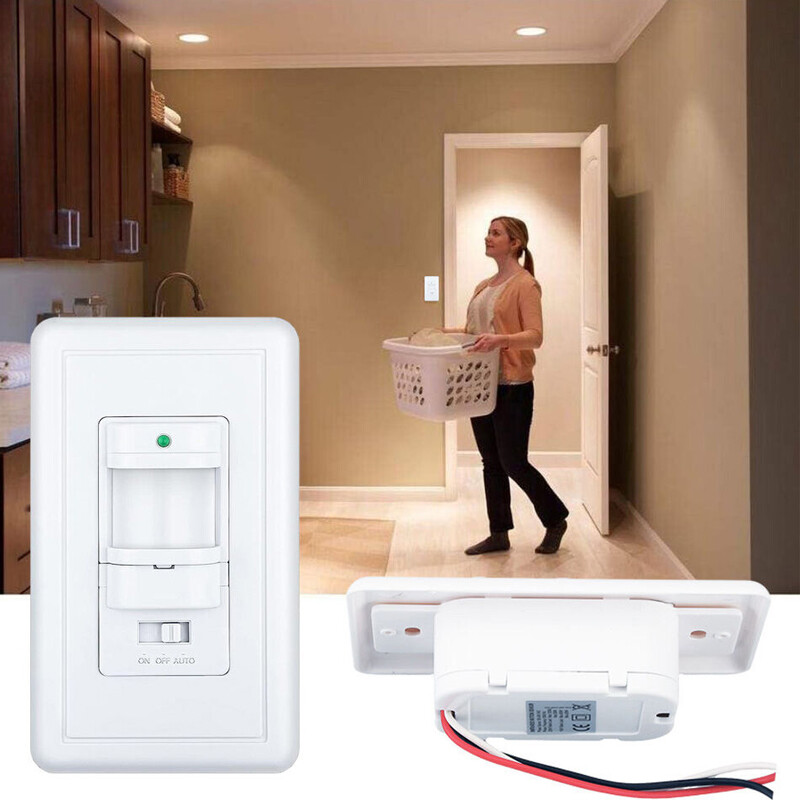 110V Motion Sensor Infrared PIR Movement Detector Outdoor Sensor Light Switch US