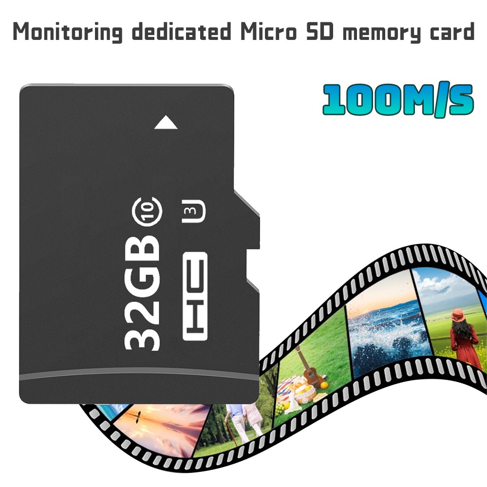 Memory Card For Security Camera 32GB Memory Card 100m/s Micro SD Card