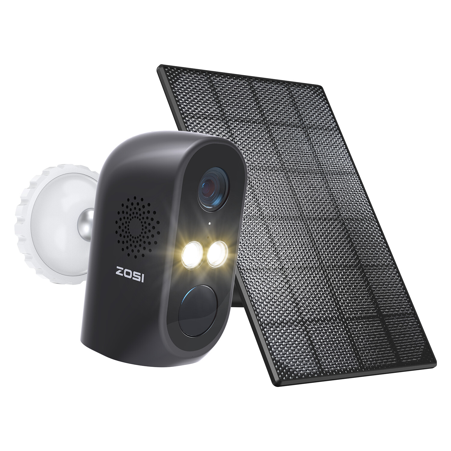 ZOSI 3MP Wireless Solar Battery Powered IP Camera Wire-Free Record PIR Detect