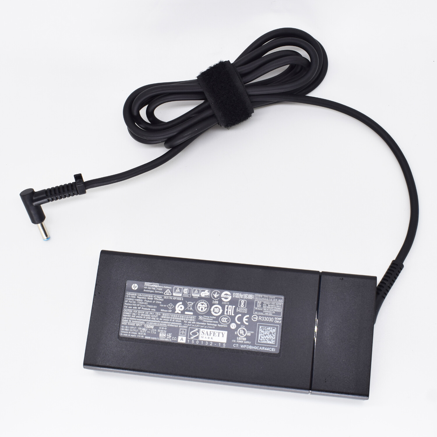 1x Genuine HP 150W 19.5V 7.7A 4.5×3.0mm Blue Tip Rectangle Power Charger Adapter