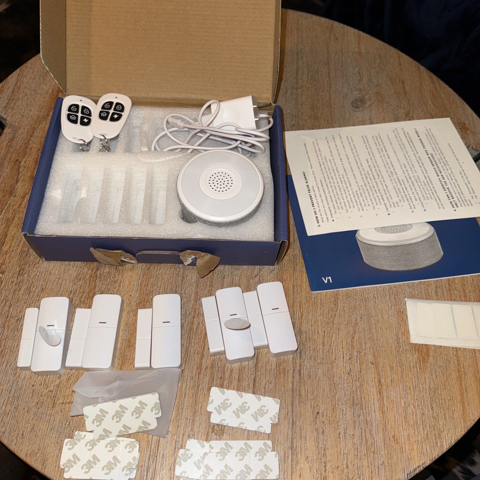 tolviviov WiFi Door Alarm System, 8-Piece Wireless Smart Home Security Kit