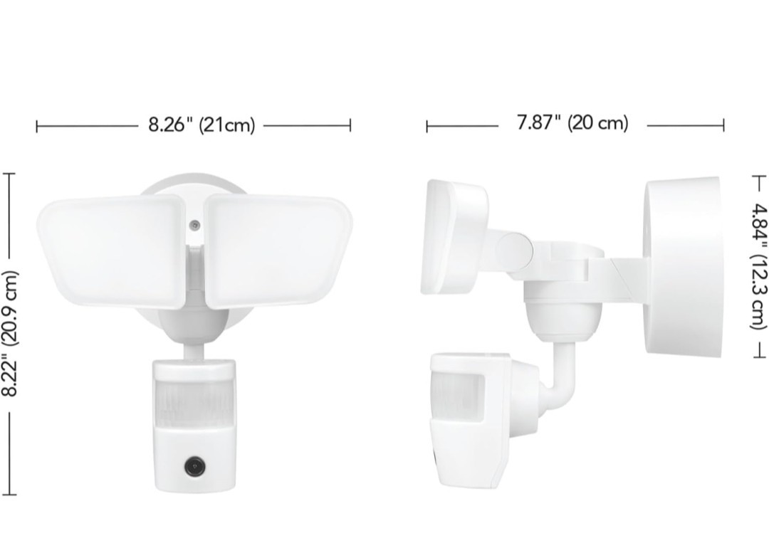 Globe Smart Motion Security Video Light Combo