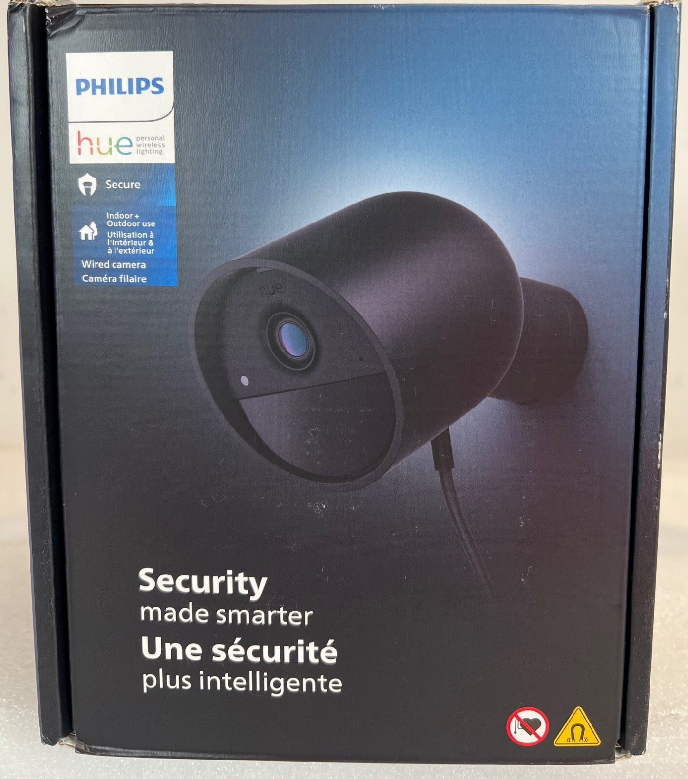 Philips – Hue Security Wired Camera – Black -FREE SHIPPING