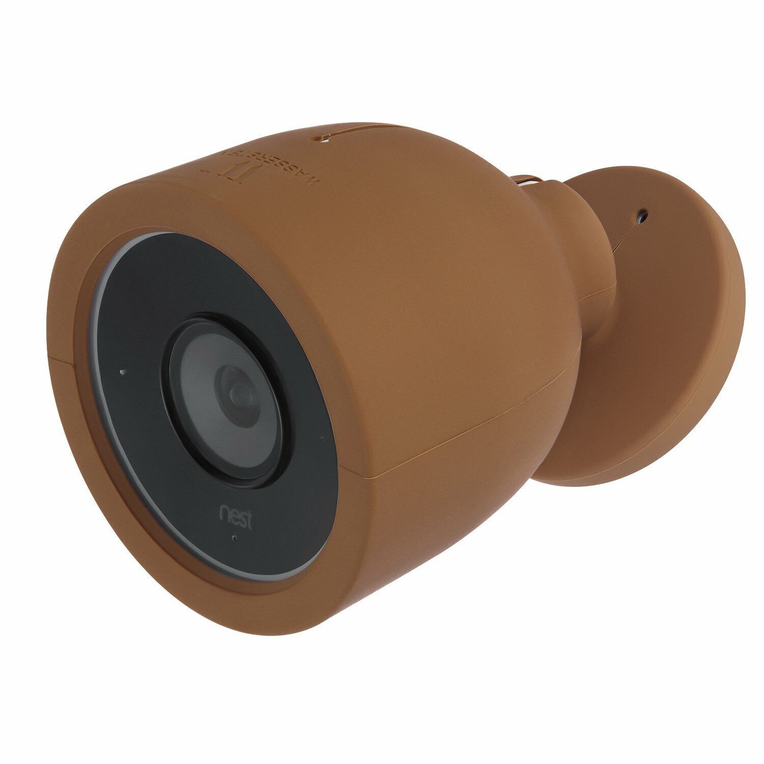 Nest Cam IQ Outdoor Protective Silicone Cover by Wasserstein (1 Pack, Brown)