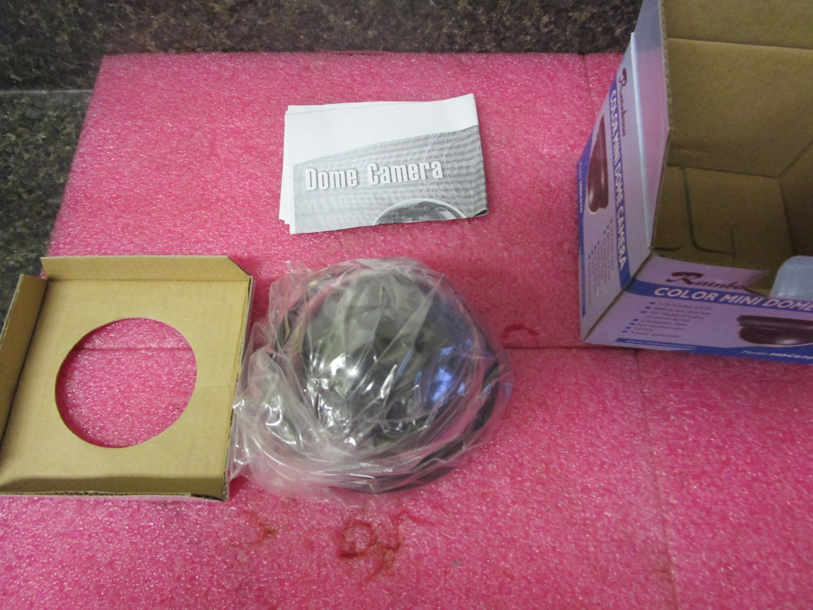 Rainbow MDCE70 Color Mini Dome Camera 1/3″ Color CCD