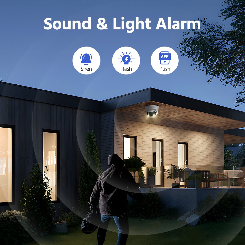 ANNKE 16CH 12MP NVR 4K POE 180° Color Night Security Camera System Two Way Audio