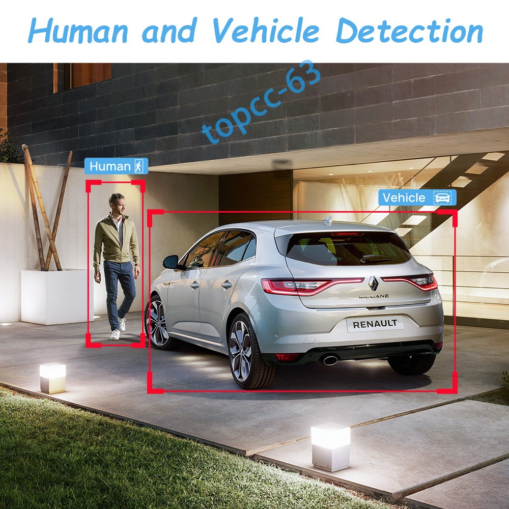 Vikylin 4K 8MP IR30M Turret IP Camera MIC CCTV Security Indoor NDAA compliant US