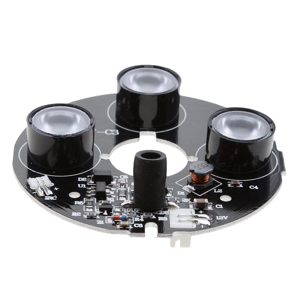 850nm IR Infrared 3 LED Panel Board Module for Security Camera