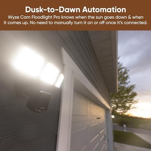 WYZE Floodlight Camera Pro, PCMag Editors’ Choice 3000-Lumen LEDs, 2.5K HD