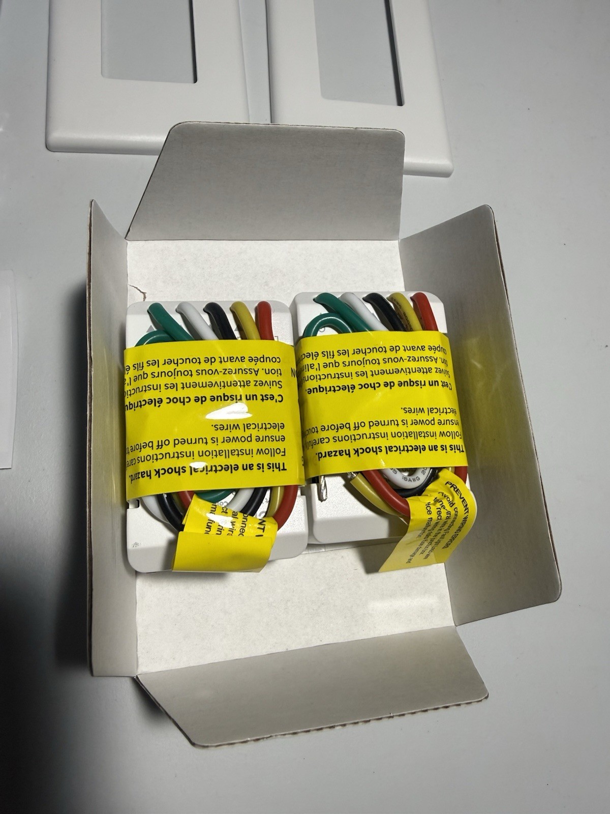 Meross Smart Wi-Fi Fan Control & Dimmer Switch MFC100, 2 Pack (Open Box, New)