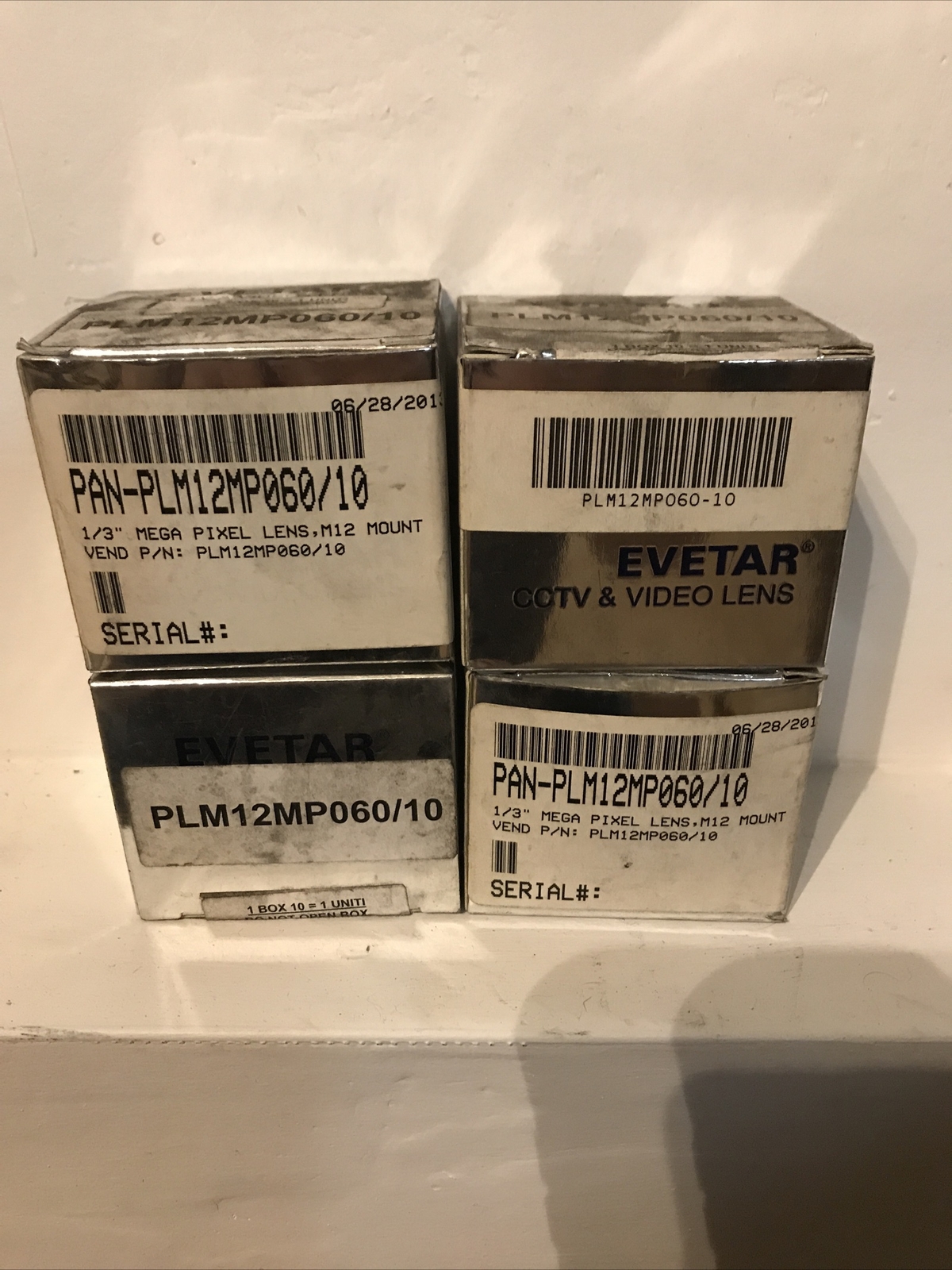 Panasonic PAN-PLM12MP060/10 M12 Mount 1/3″ Megapixel 6.0mm Lens 4 Packs. 40 Tota