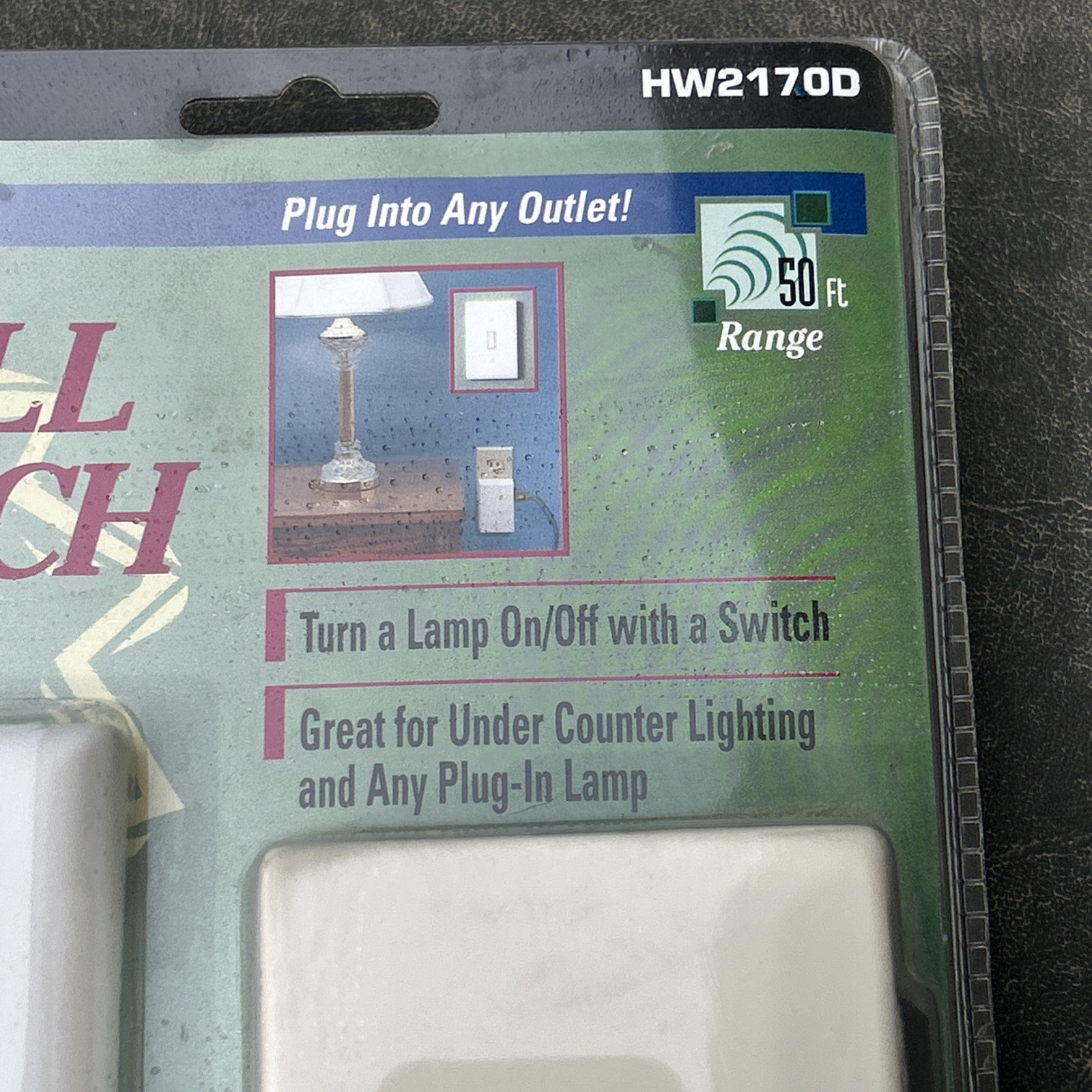 NOS Dimango Wireless Wall Switch Remote ON OFF Control 50′ Range HW2170D