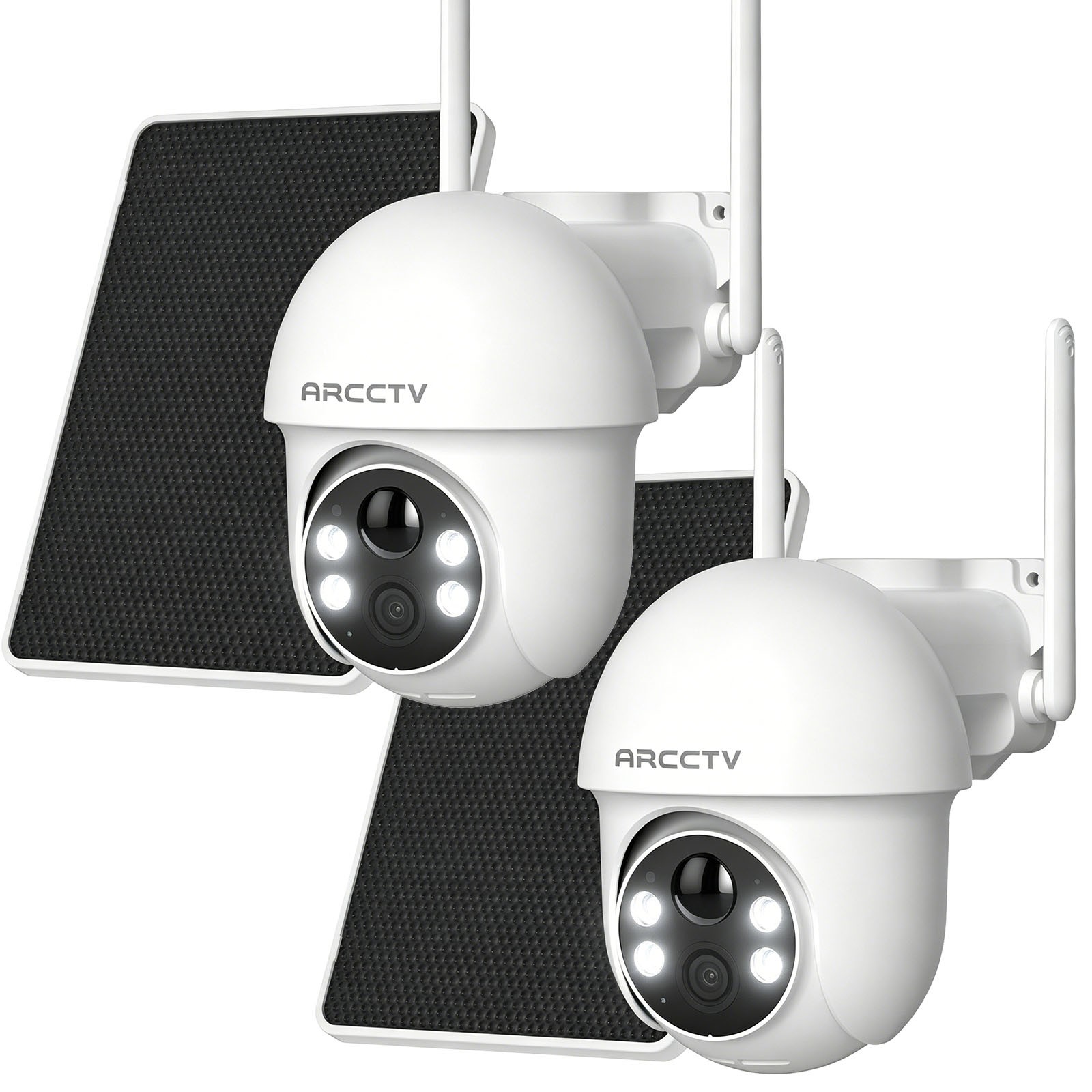 ARCCTV 4MP Solar Security Camera Wireless Outdoor Pan/Tilt WiFi 2.4G/5G WiFi Cam