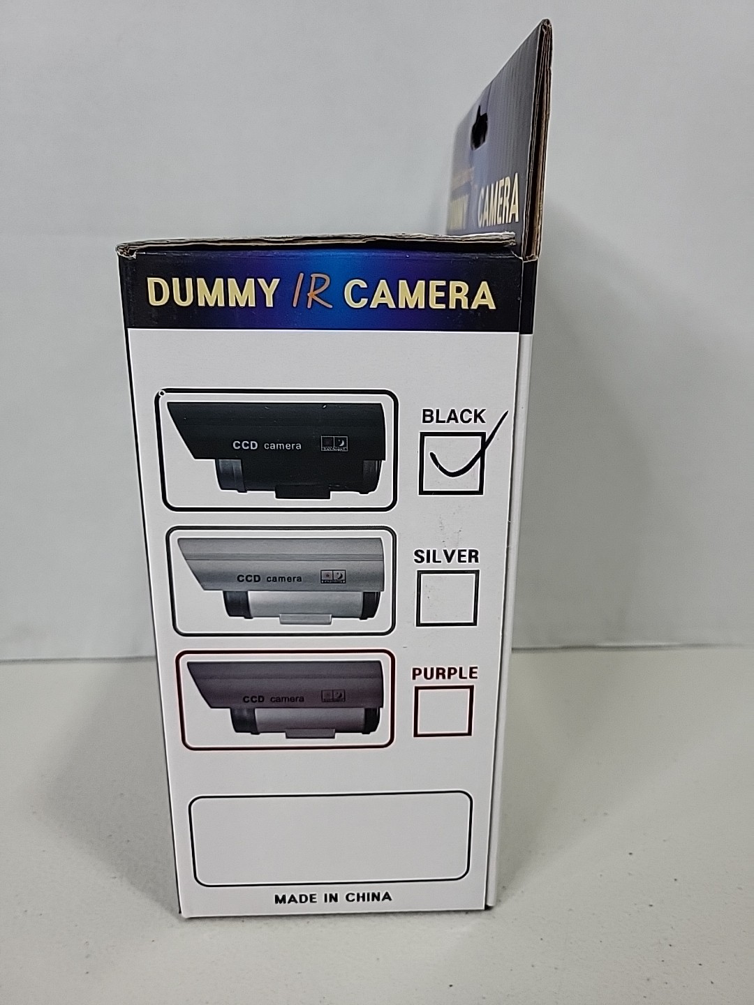 Realistic Looking Dummy IR Camera IR CCD Security Red Flash Light #55
