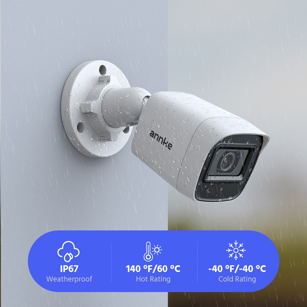 ANNKE 8CH 3K Lite DVR 1080P CCTV Security Camera System Human Vehicle Detection