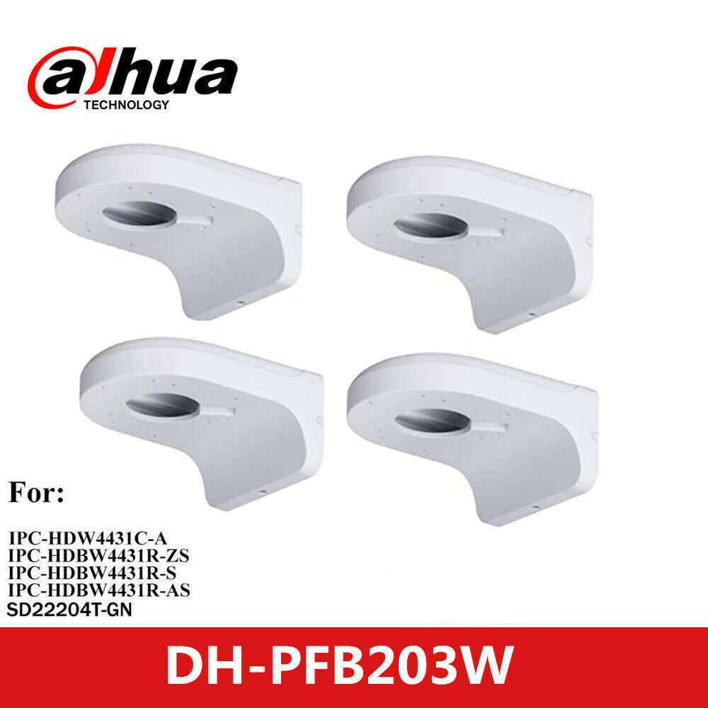 PFB203W Aluminum Metal Water-proof Wall Mount Bracket for IP Cameras dahua