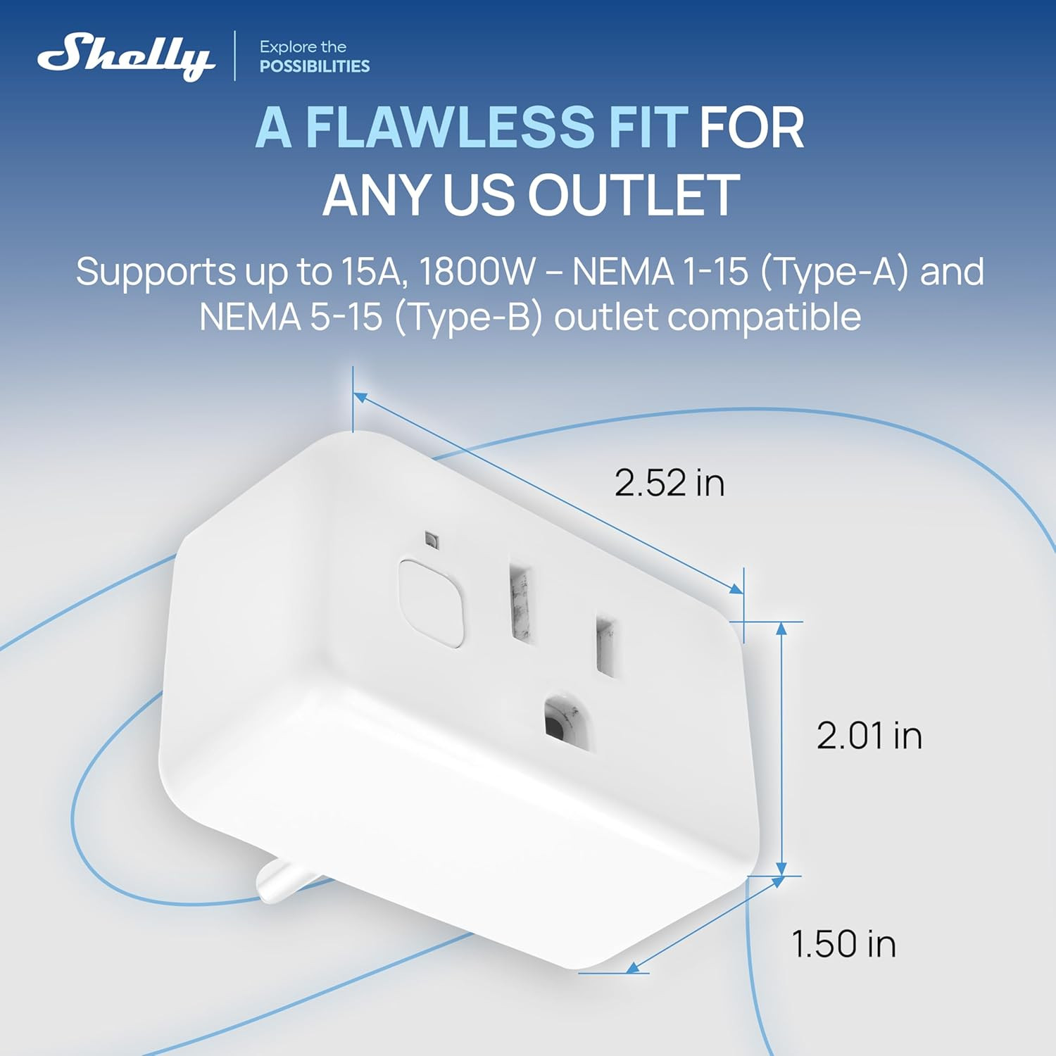 Smart Plug UL, Wifi, Bluetooth, Zigbee, Matter Outlet with Power Metering, Works