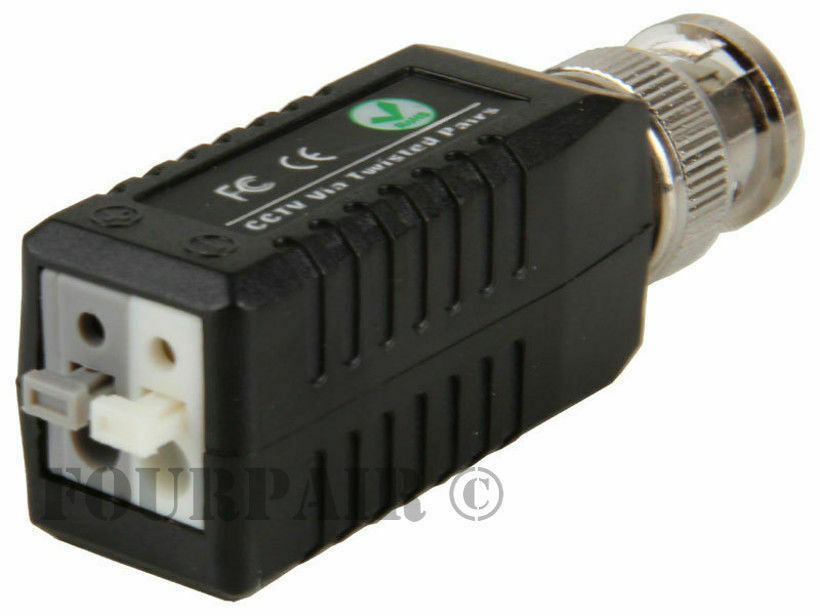 6pcs 3 Pair CCTV Camera Coax BNC AHD TVI Video Balun Transceiver to CAT5e/6 5MP