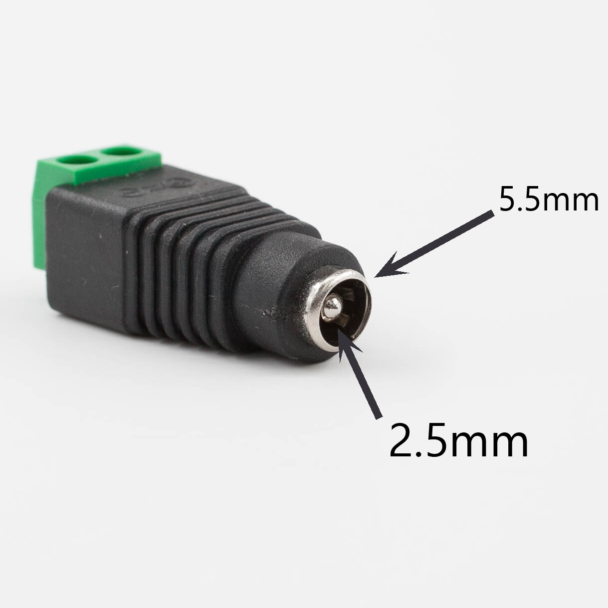 50 pcs Female DC connector for 5.5mm x 2.5mm Plug for 9v 12v 24v power adapter