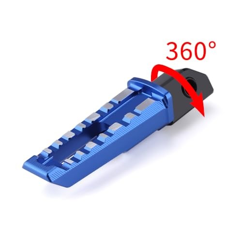 Motorcycle Rear Foot Pegs Compatible With Ninja 500 ABS/ABS SE/KRT black