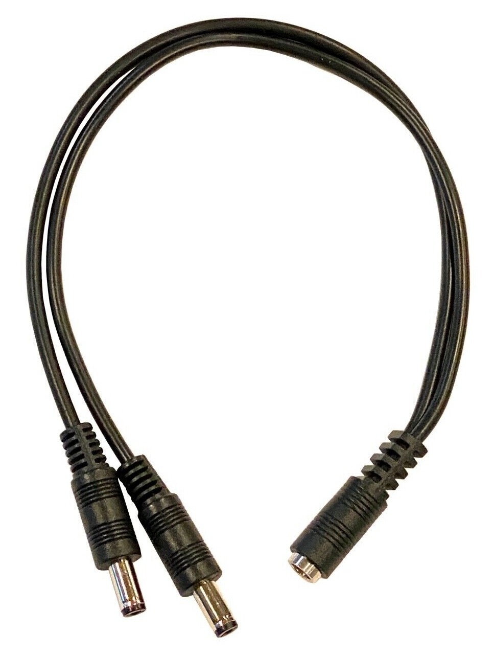 12V 9V DC Power Y Splitter Cable Female DC to 2 Male Jack DC Plug 8″ for CCTV