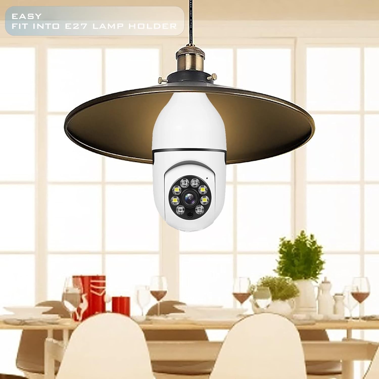 HD Smart Camera, WiFi Panorama Camera, 360° View