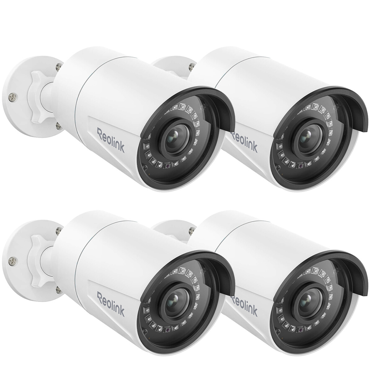 Reolink RLC-510A 5MP PoE Security Camera Outdoor Human/Vehicle Detection 4PCS