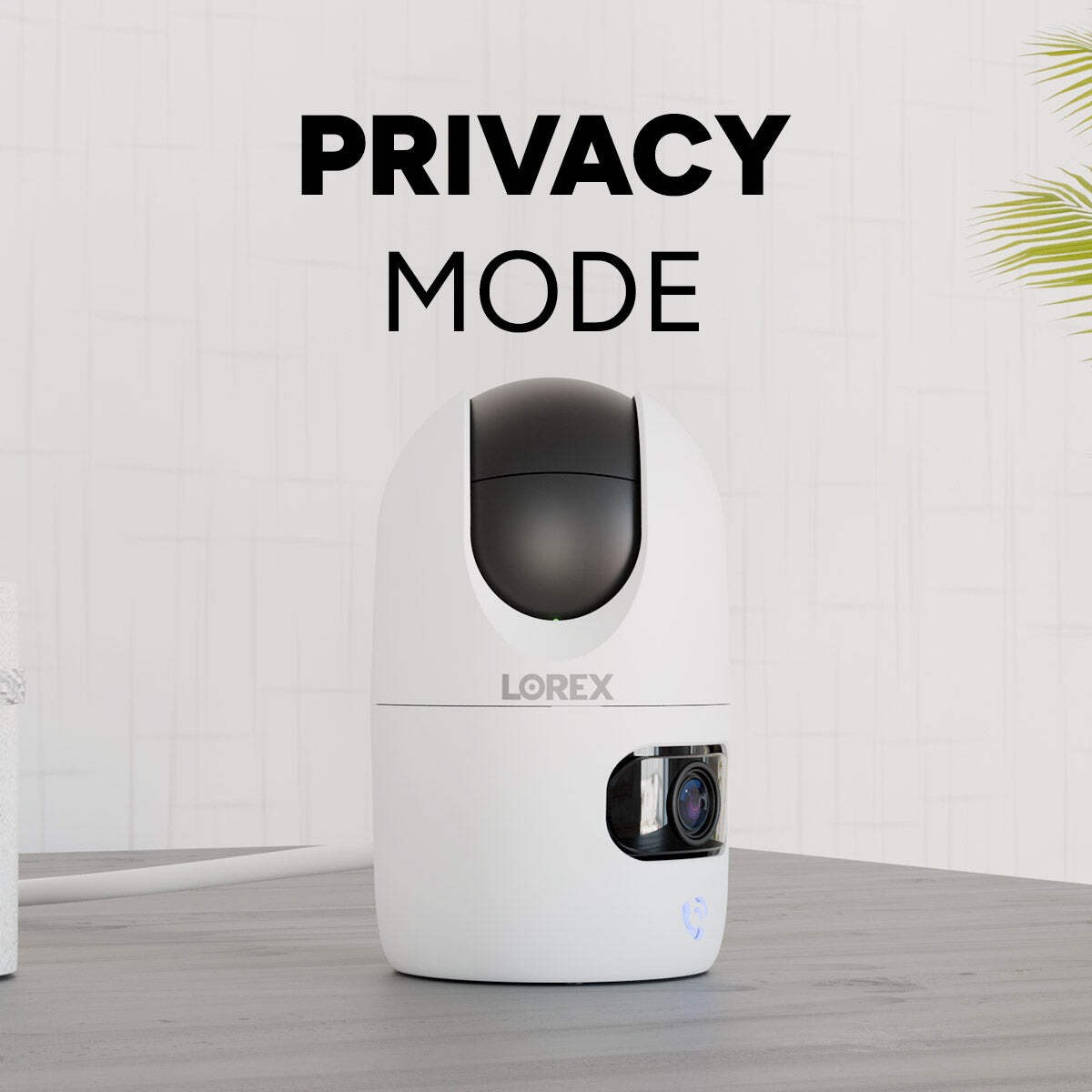 Lorex Connect | NEW APP | 2K Dual-Lens Indoor Pan-Tilt Wi-Fi Camera