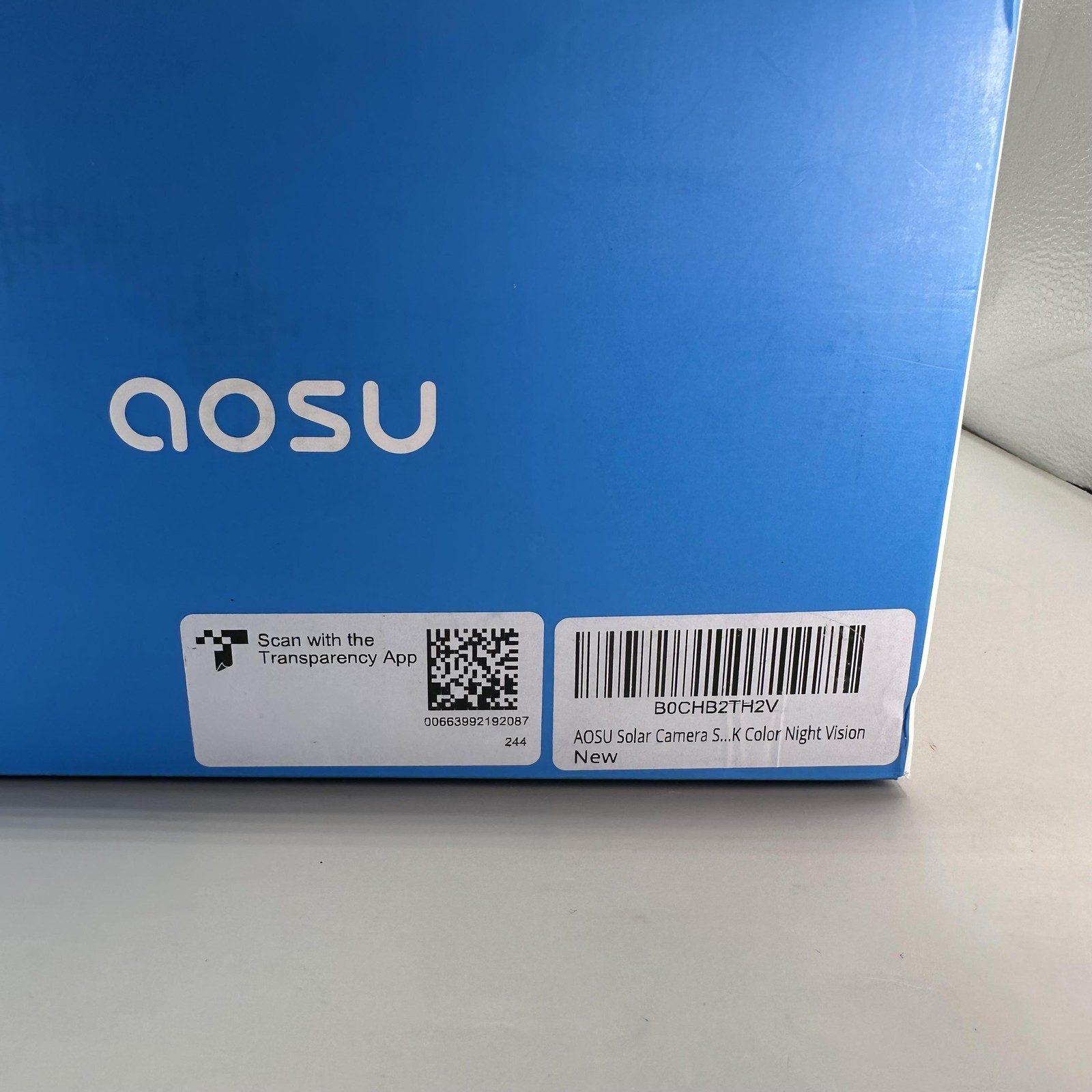 AOSU Solar-Powered Wireless Security Camera SolarCam D1 Night Vision *PARTS ONLY