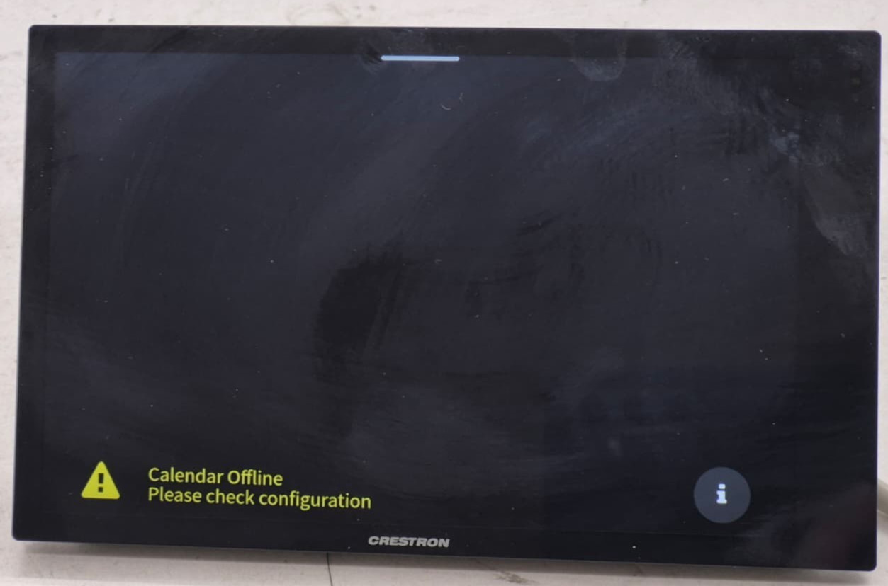 Crestron 7 in. TSS-770-B-S Room Scheduling Touch Screen – Touchscreen Only