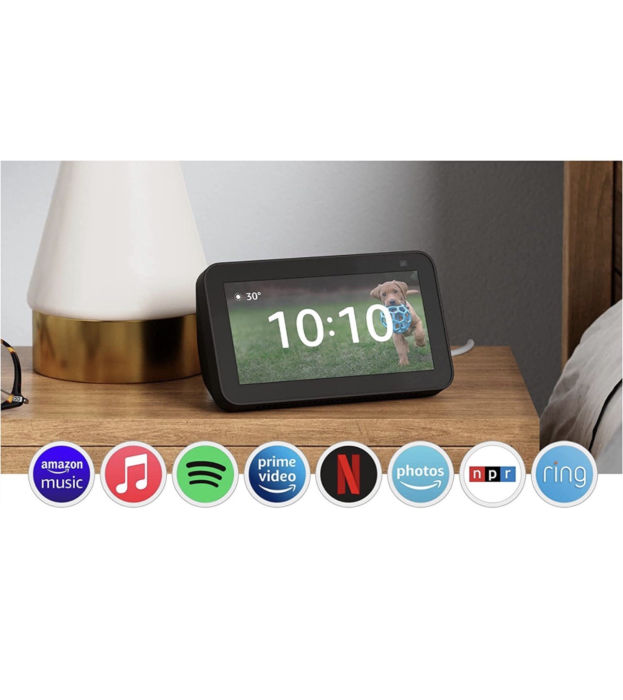 Amazon Echo Show 5, 5.5″ HD Compact smart display with Alexa, Brand new