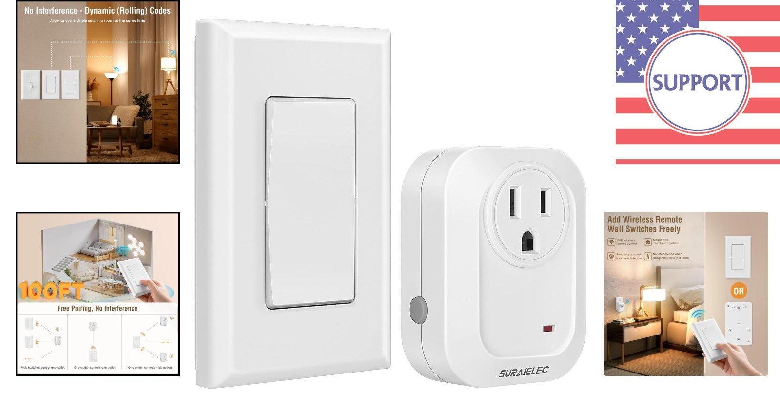 10A Wireless Wall Switch Remote Kit – Enhance Your Lighting Experience