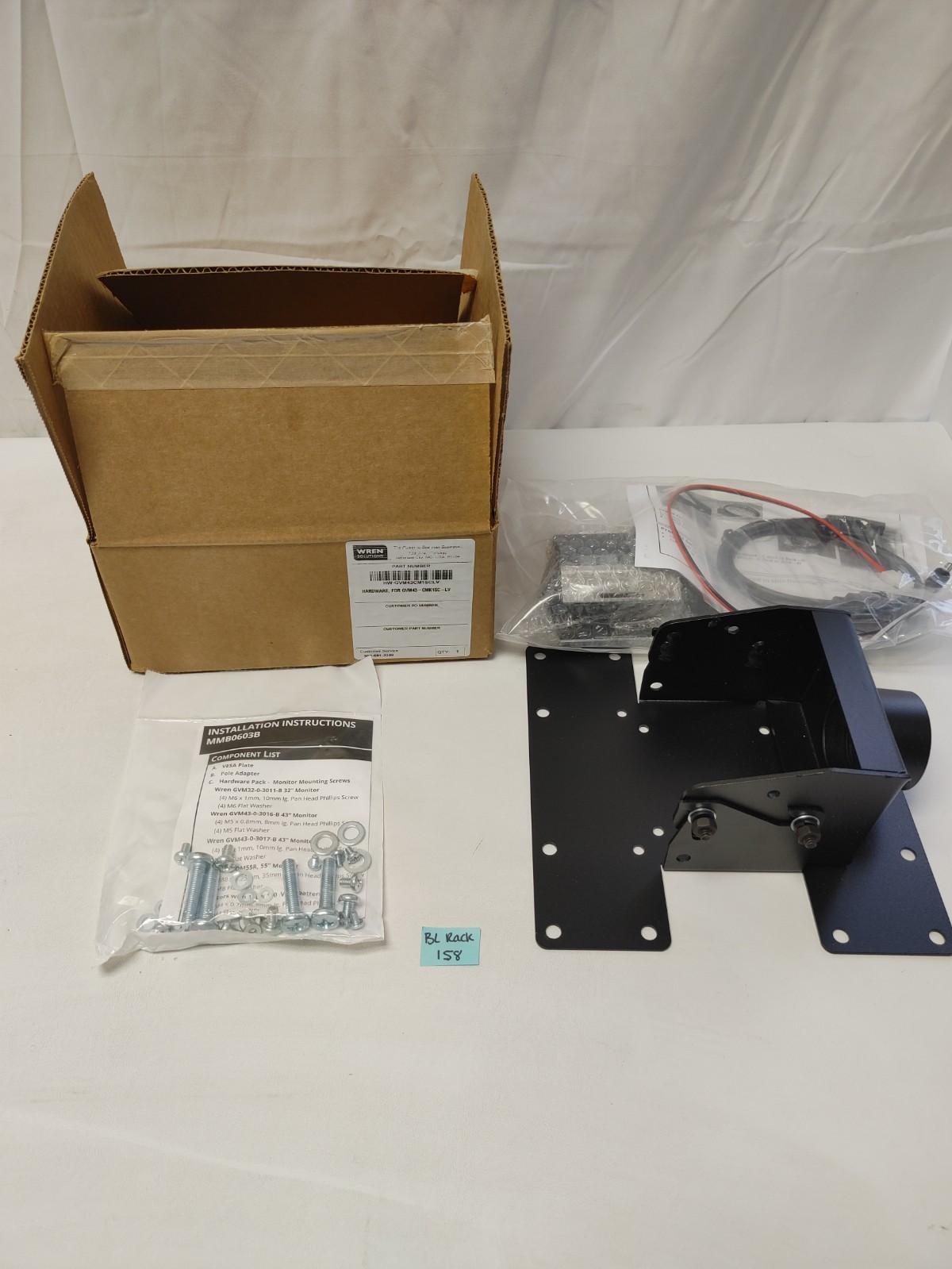 Wren HW-GVM43CM1SCLV Video Surveillance Mounting Hardware