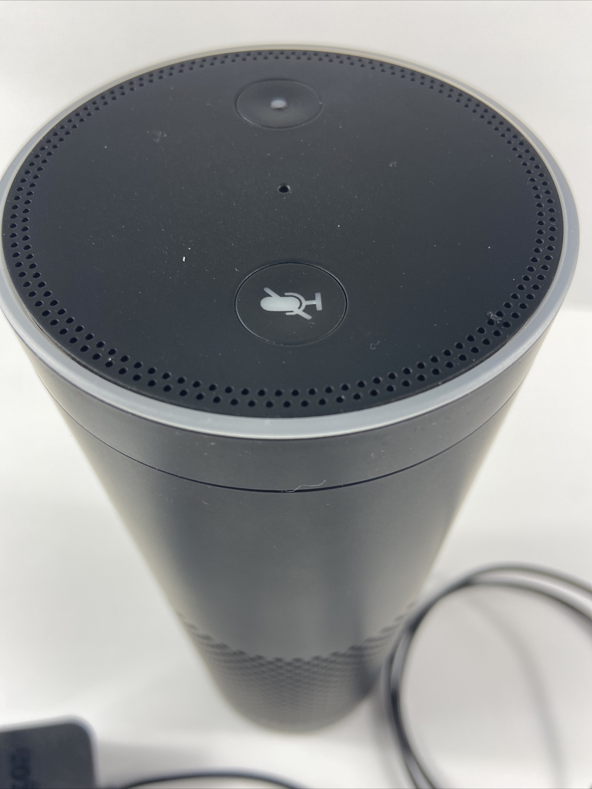 Amazon Echo w/Alexa Bluetooth Smart Speaker 1st Gen Black With AC Adapter