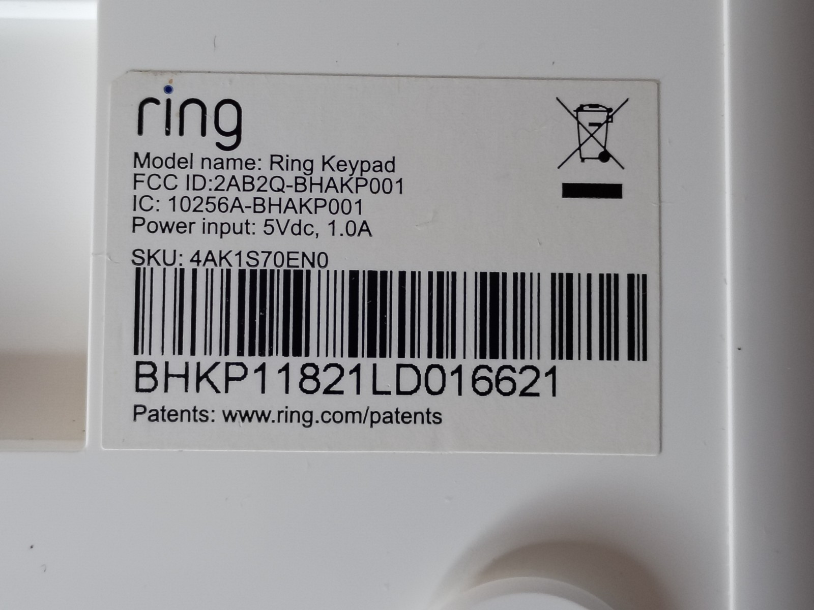 Ring Alarm 5-Piece Security Kit Wi-Fi Home System