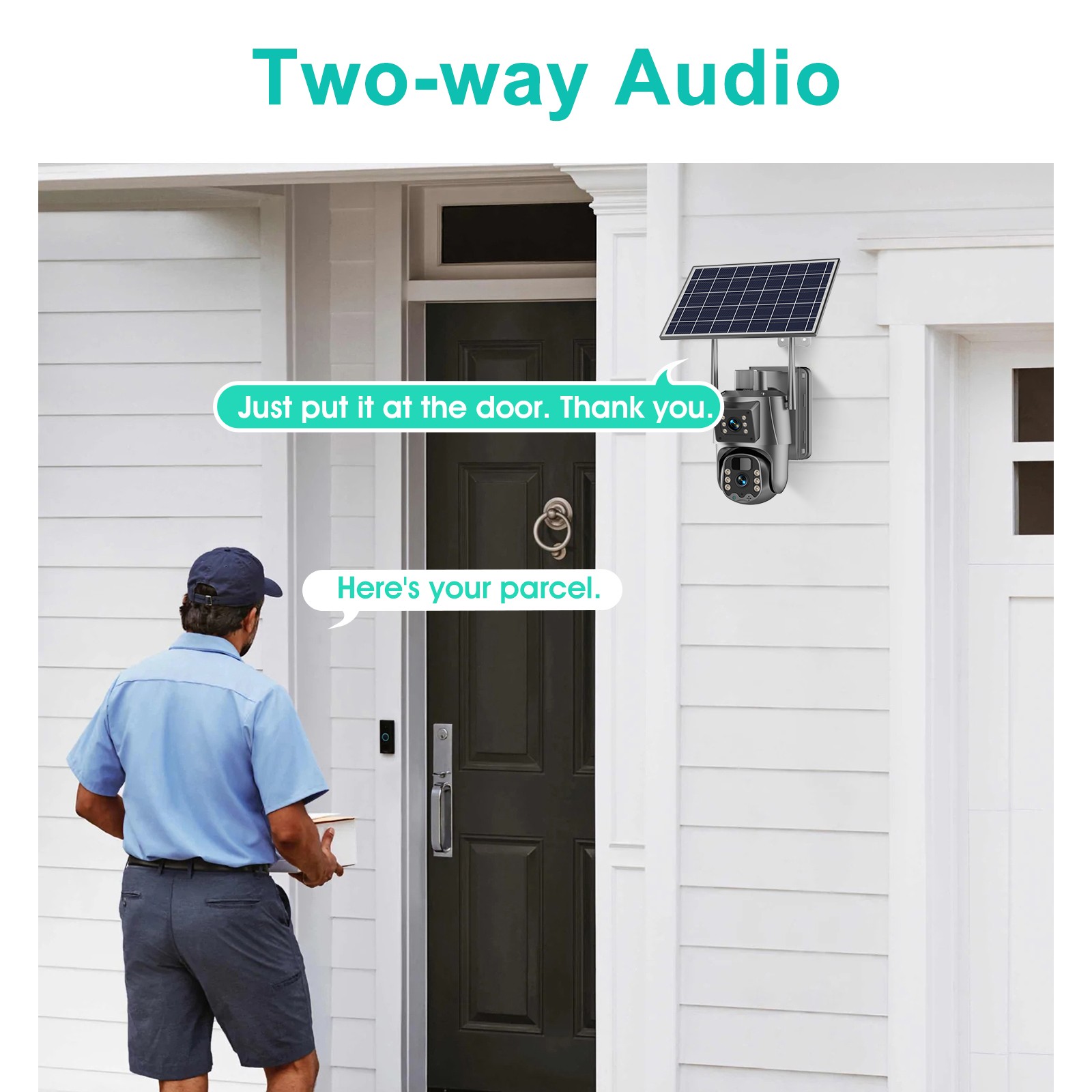 5G 8MP Wireless Solar Powered Camera Outdoor WiFi 4K PTZ Home Security Camera