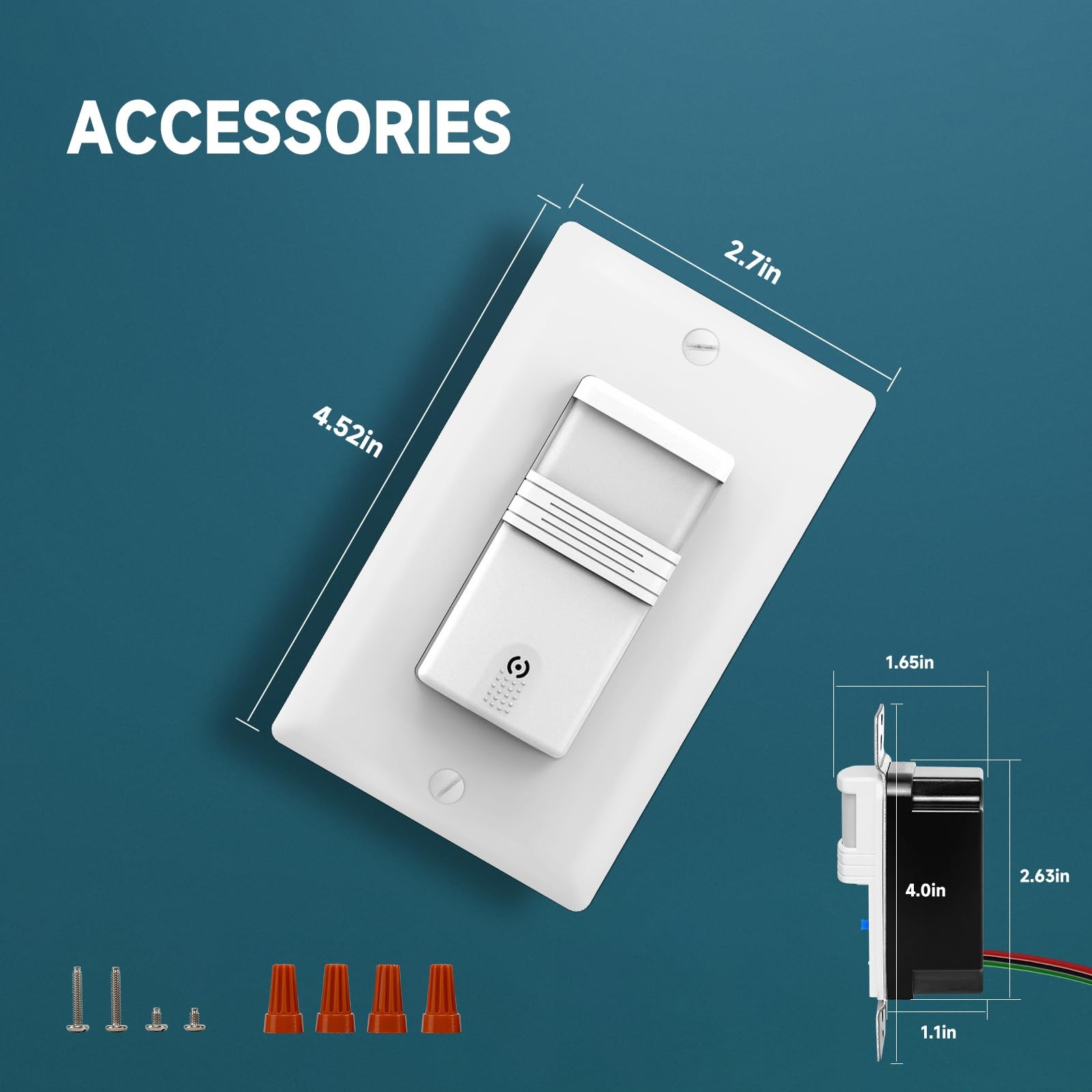 ECOELER Motion Sensor Light Switch, Occupancy & Vacancy Model Motion Activate…
