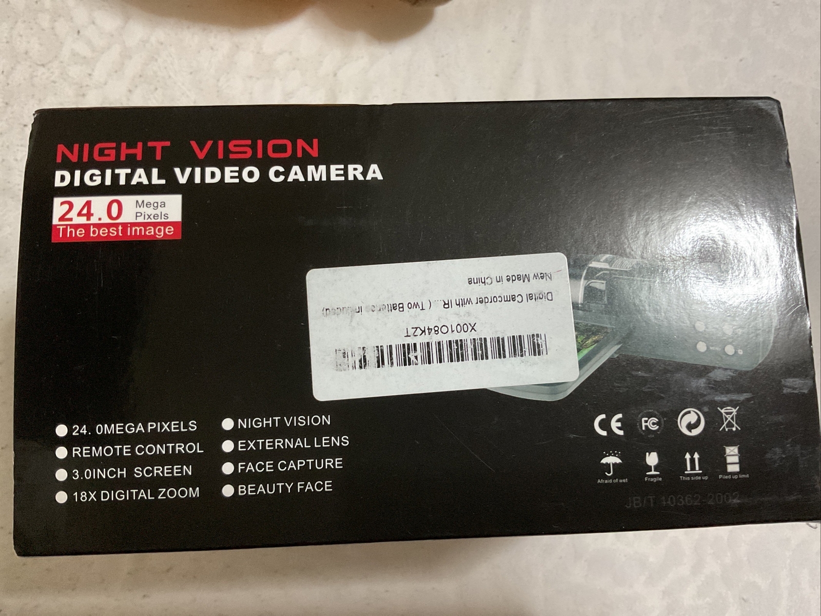 Digital Video Cámara Night Visión 24.0 Mega Pixeles