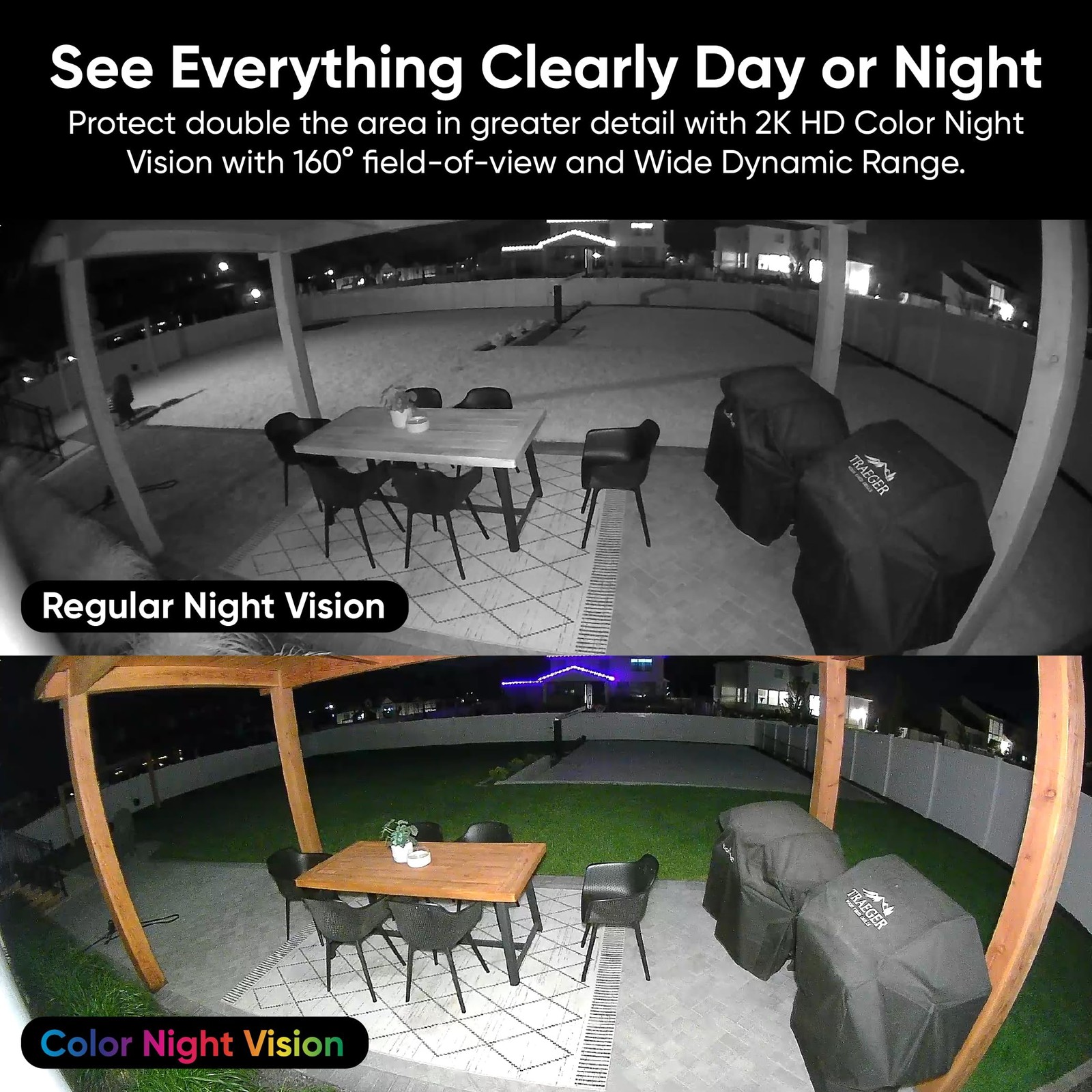 WYZE Bulb Cam Security Camera, 2K HD Outdoor Light Bulb Camera, Color Night V…